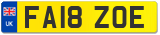 FA18 ZOE