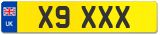 Prefix style number plates